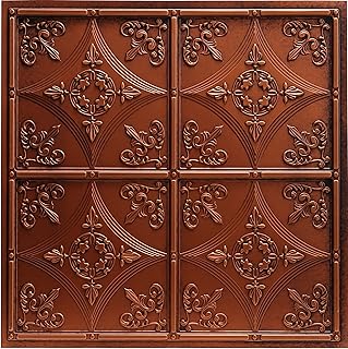 Cathedral Ceiling Tile (24" x 24") (Antique Bronze) - Waterproof & Fire Rated - Lightweight & Durable - Single Tile