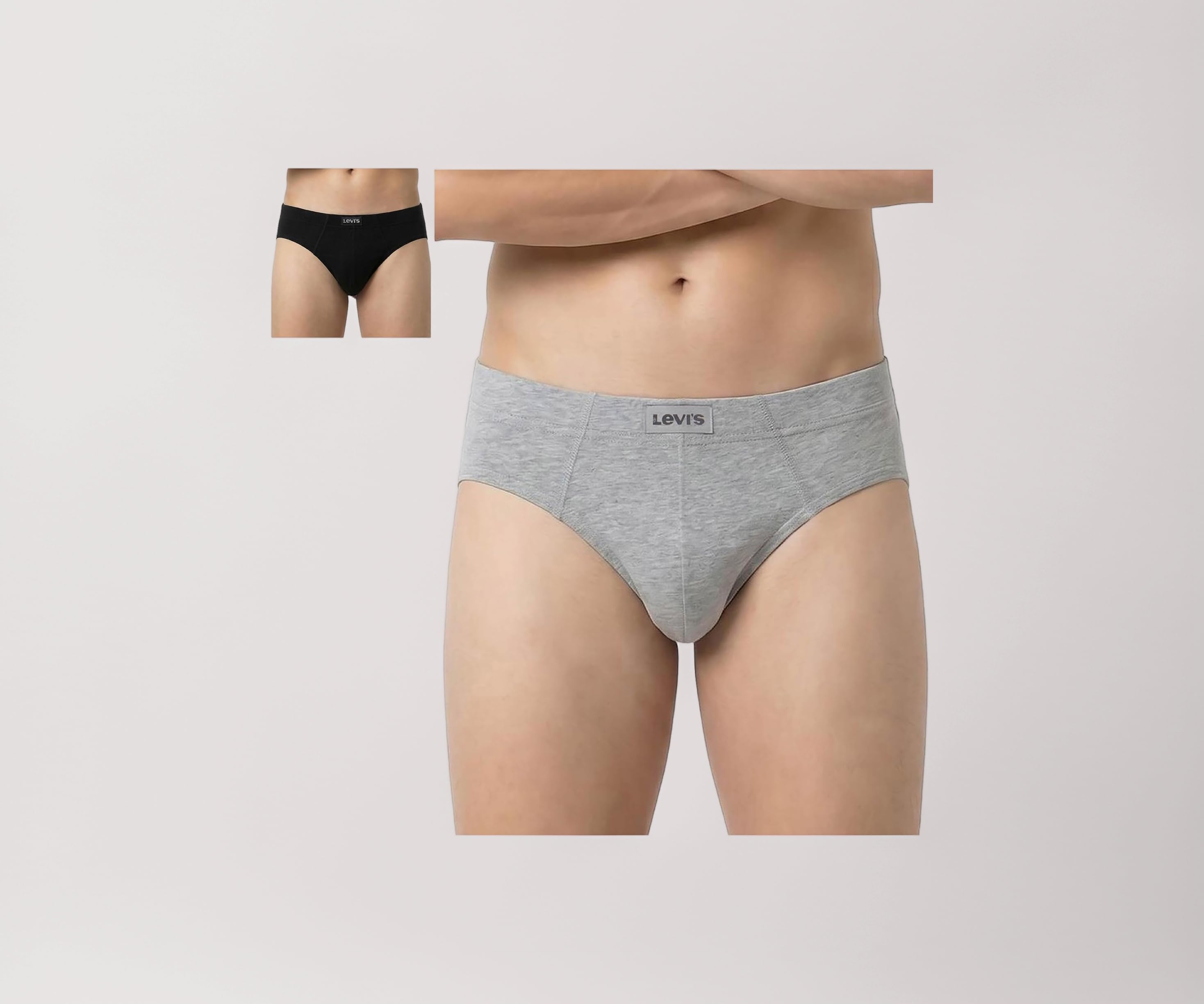 011 Comfort Brief for Men | 100% Pure Cotton | Breathable | Durable | Anti-Roll Waistband | Extra Supportive Gusset | Dual Layer 3D Pouch | Tagless & Zero Irritation Comfort | Pack of 2