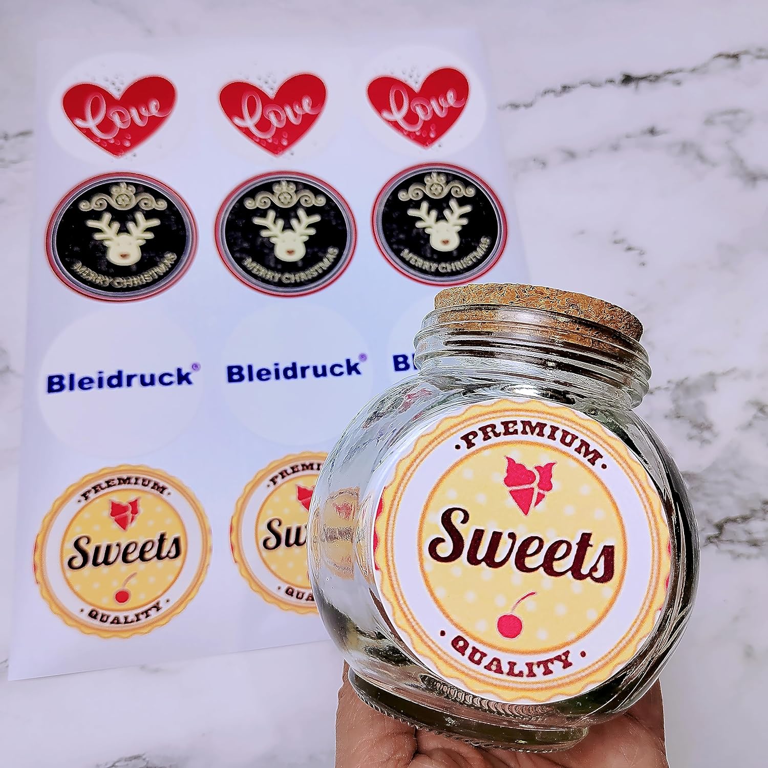 150 Circle Stickers 3" Round Labels 25 Sheets Waterproof Matte White Round Stickers Vinyl Sticker Paper Dries Quickly for Inkjet Printer - Image 5