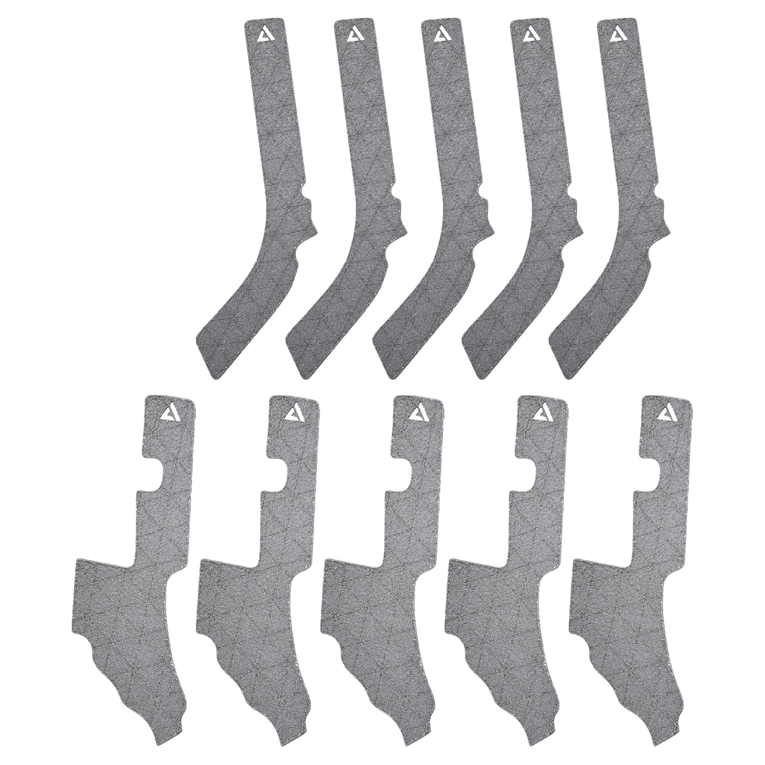 Kawasaki KX65 Rubberized Frame Grip Tape/Guard │ (Fits: 2000-2025) (5 Pairs - Gray)