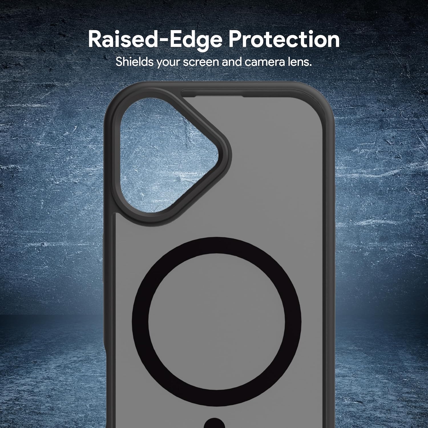 Incipio - Fog iPhone 17, Magsafe Compatible Phone Case, 10ft Drop Tested, Ultra Durable & Shock Absorbing, Scratch Resistant & Slim Profile (Black)