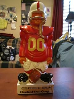 CLEARFIELD PA BISONS CLEARFIELD TRUST COMPANY PIGGY BANK FAIR CRACKED