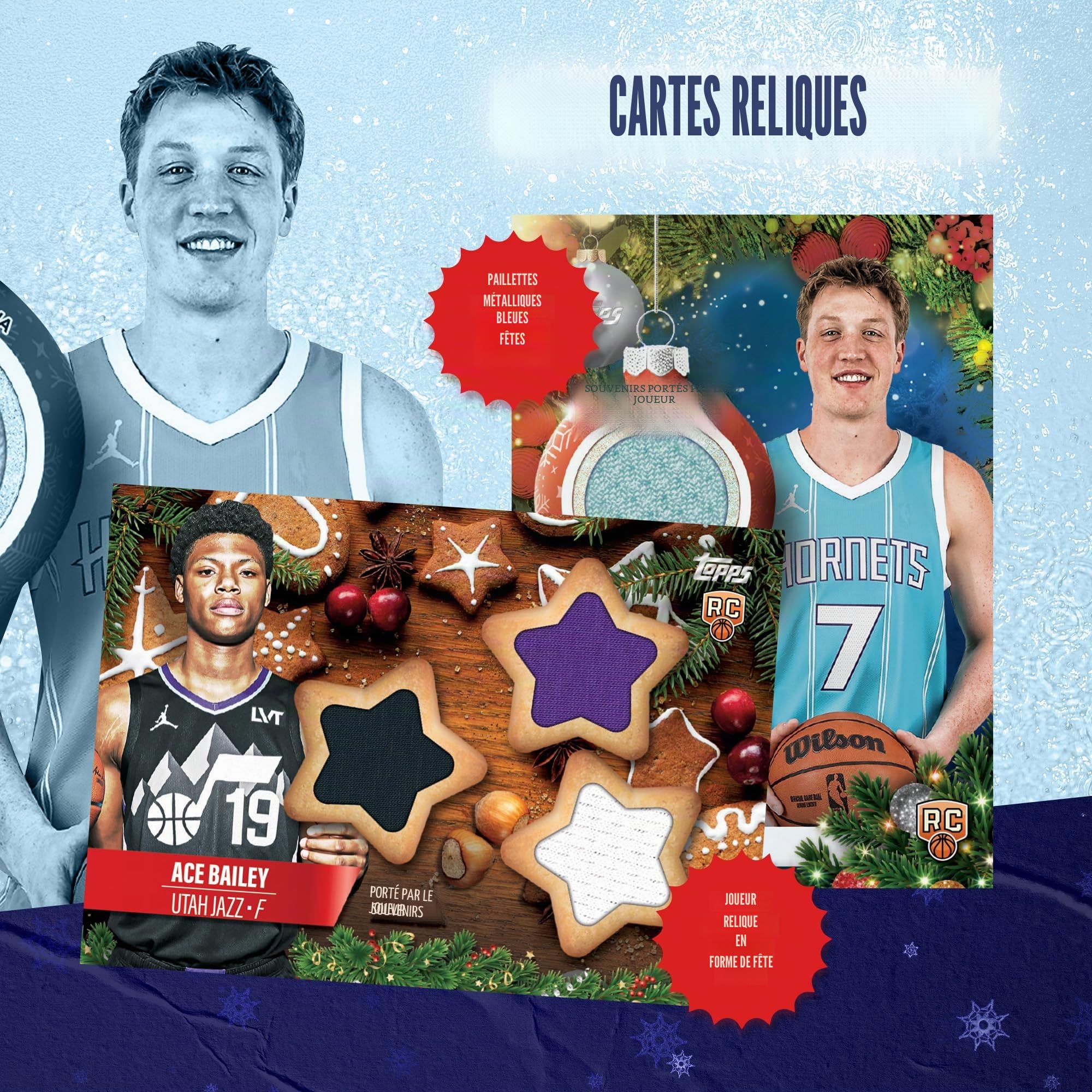 Ballon de Basket des fêtes Topps 2025 – scellé en Usine – Mega Box