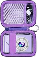 Vista 9 de co2CREA Carcasa rígida compatible con cámara digital CAMKORY/Lecran/KODAK PIXPRO/VAHOIALD/AiTechny, color negro