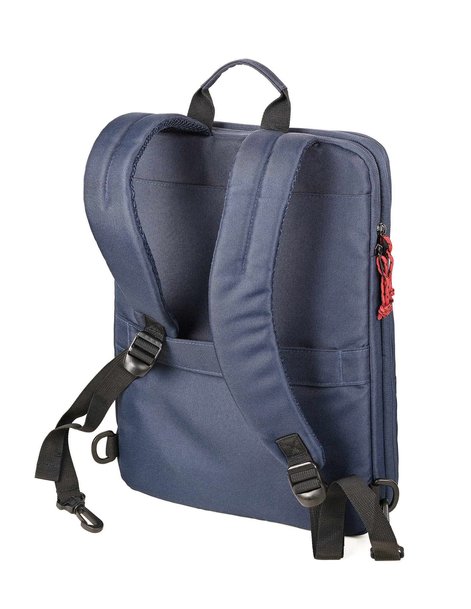 Troika Laptop backpack made from 100% recycled PET (rPET) – GO URBAN EXPANDABLE – expandable through add. zip – with 2 large comp. – for laptop (up to 16''), several inside pockets – rPET – dark blue