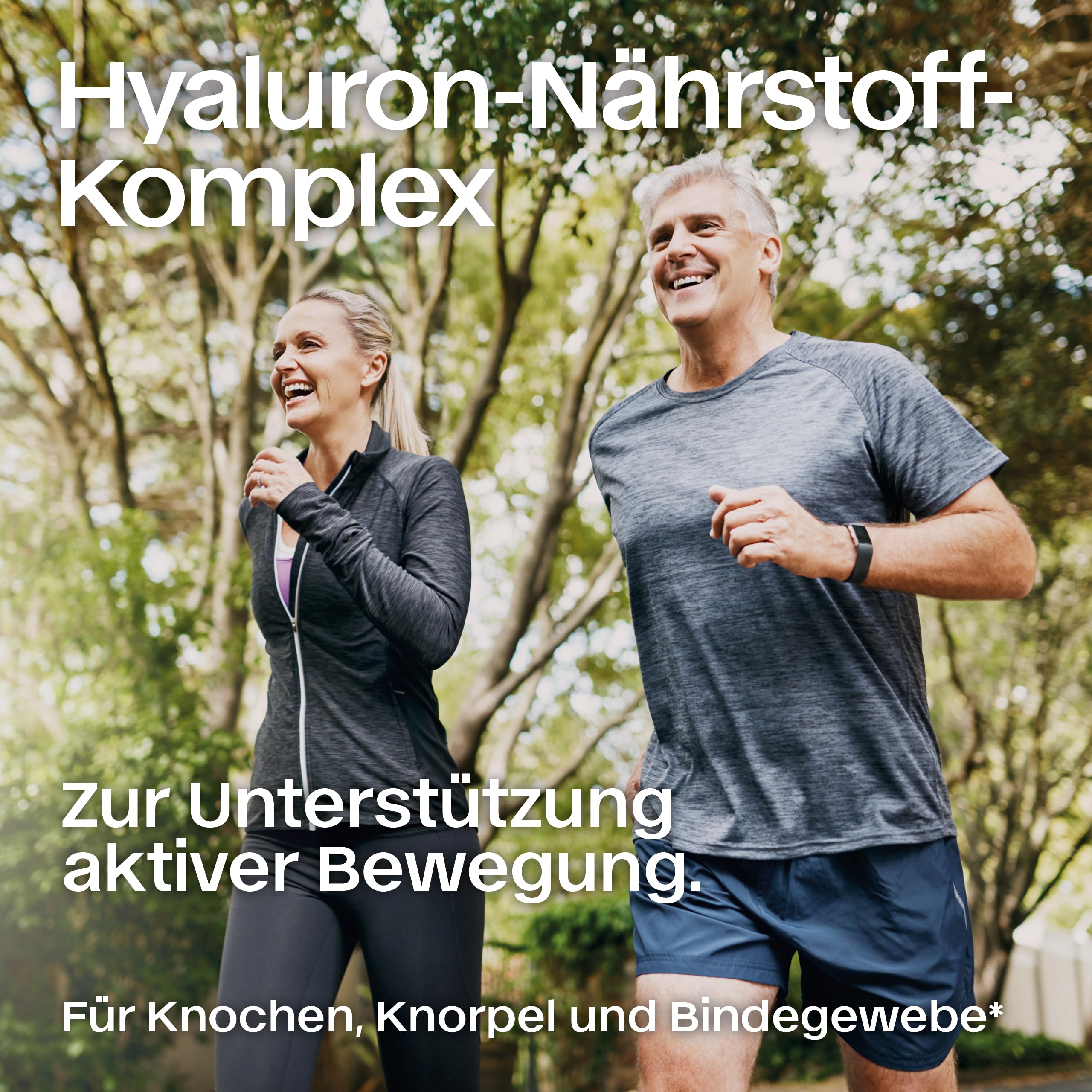 Tabletten - Hyaluron Kapseln mit Hyaluronsäure, MSM, Glucosamin, Grünlippmuschel sowie Vitaminen & Mineralstoffen für Knochen, Knorpel & Bindegewebe* - 60 Stück - Made in Germany