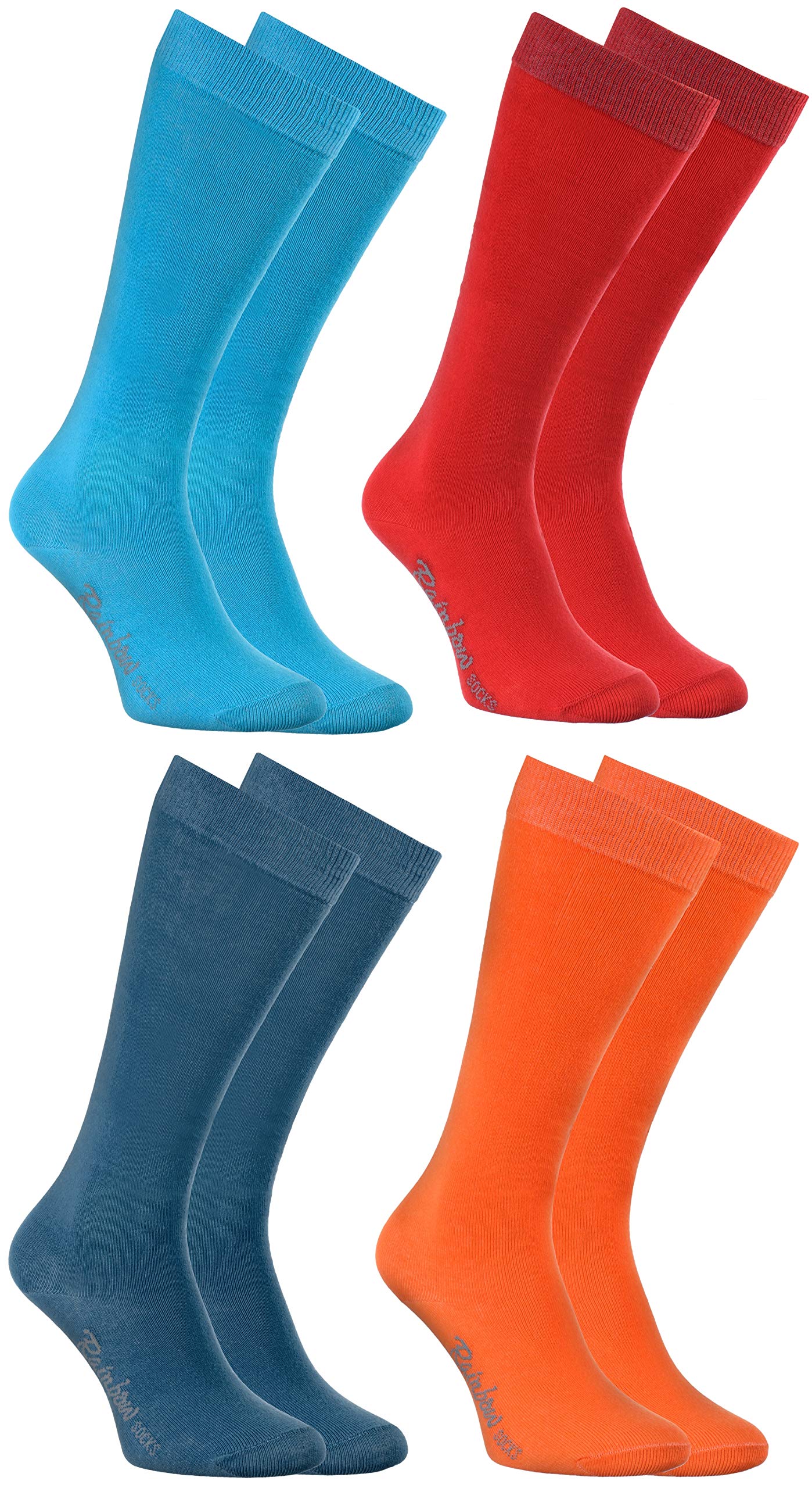 Rainbow Socks Niño Niña Calcetines Largos Hasta la Rodilla