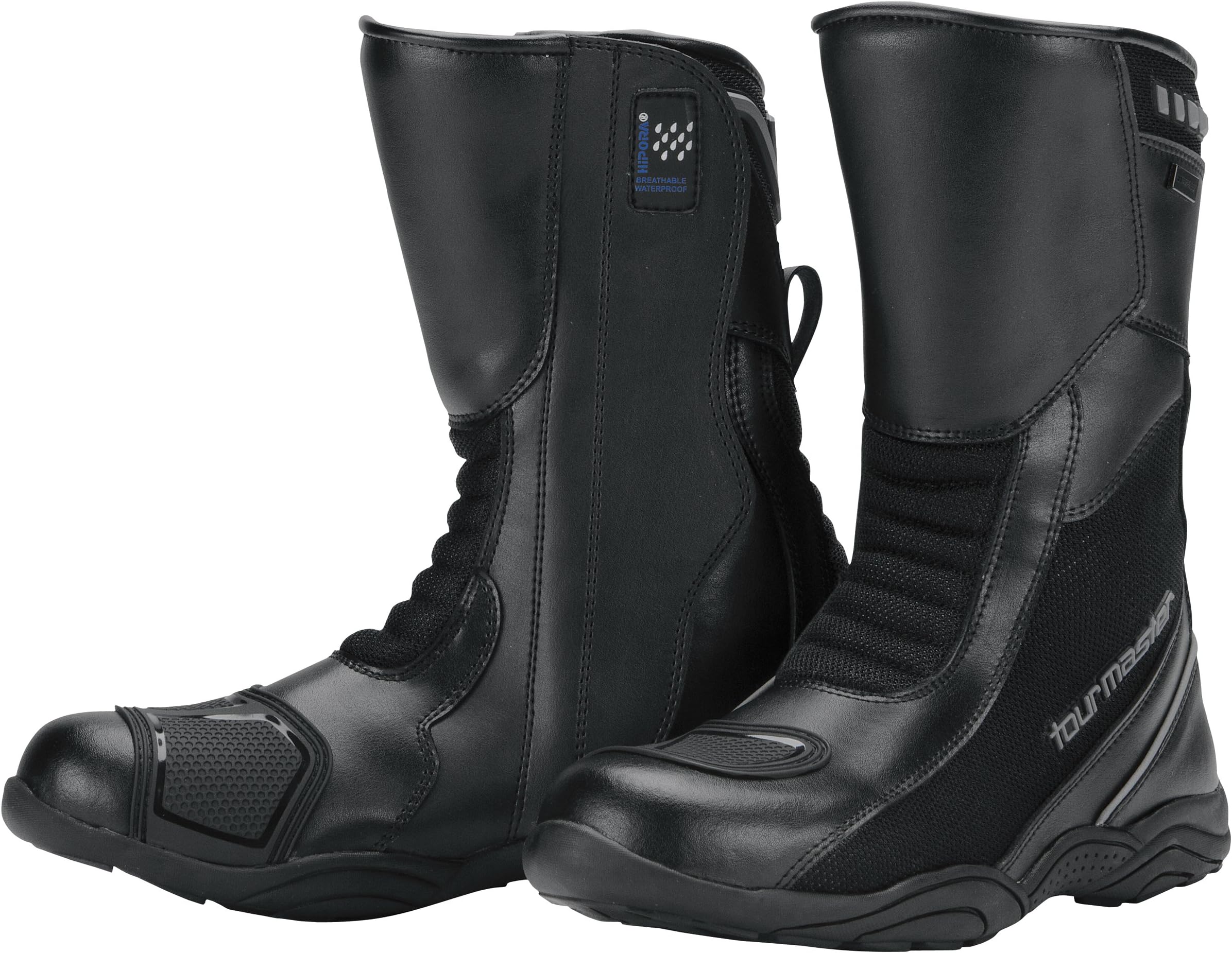 Tour Master Solution WP Air Road Leather Men's Street Motorcycle Boots - Black / 7