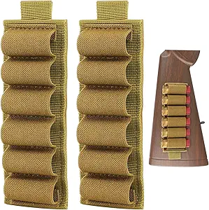 Elvo 6 Rounds Shell Card Holder for Rifle Shotgun Cartridge Ammo