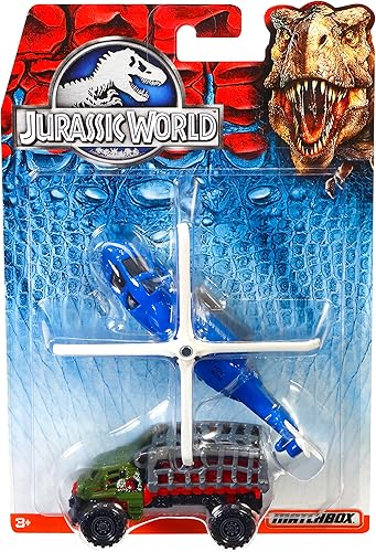 Matchbox Jurassic World Tierra y aire Vehículo Collection 2-Pack