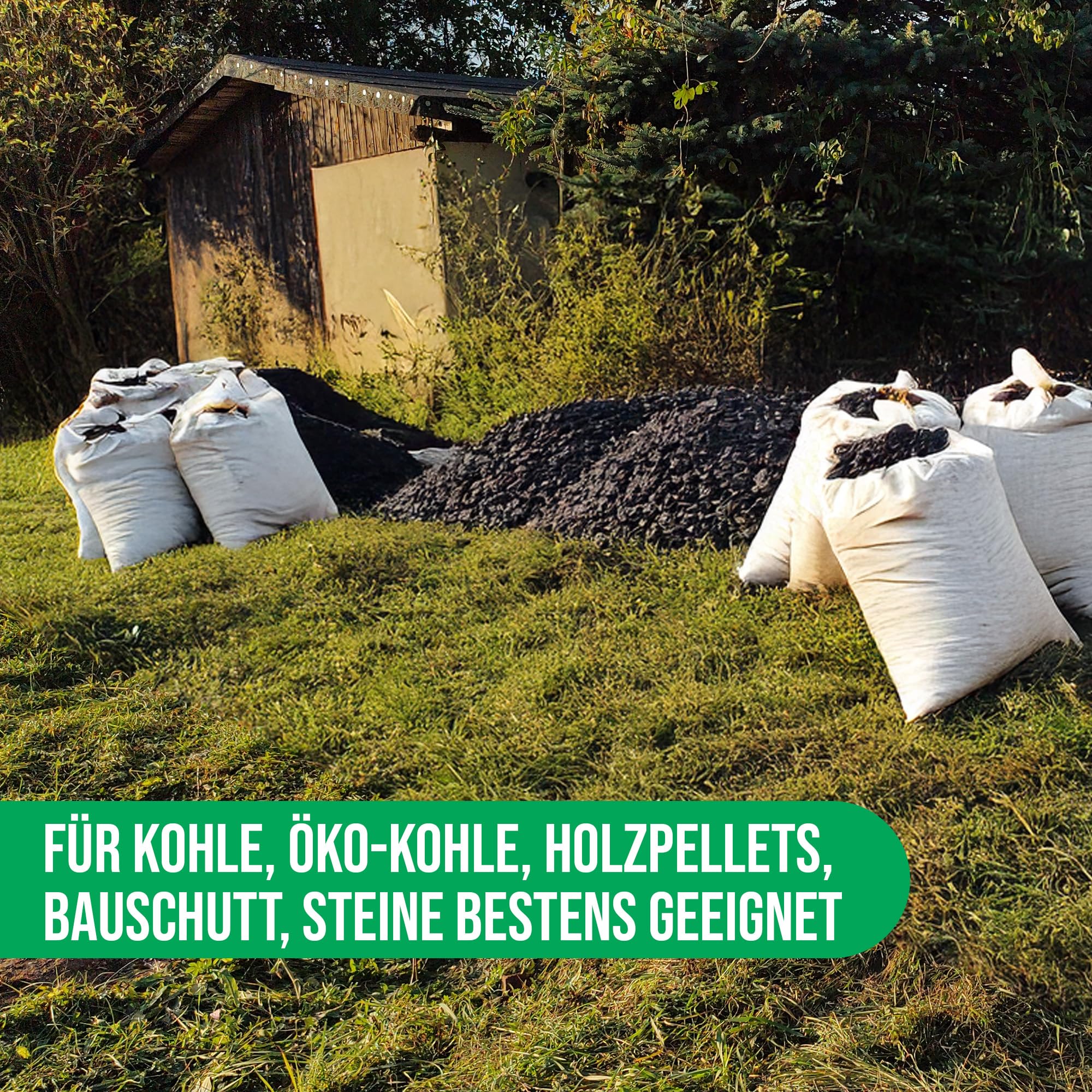 Hochwasser Sandsäcke zum Befüllen 50 Stück | PP Gewebesack 40x60 cm | Sandsack Wasserschutz weiß | Gartensack mit Bindegarn für bequemes, sicheres Verschließen | reißfest