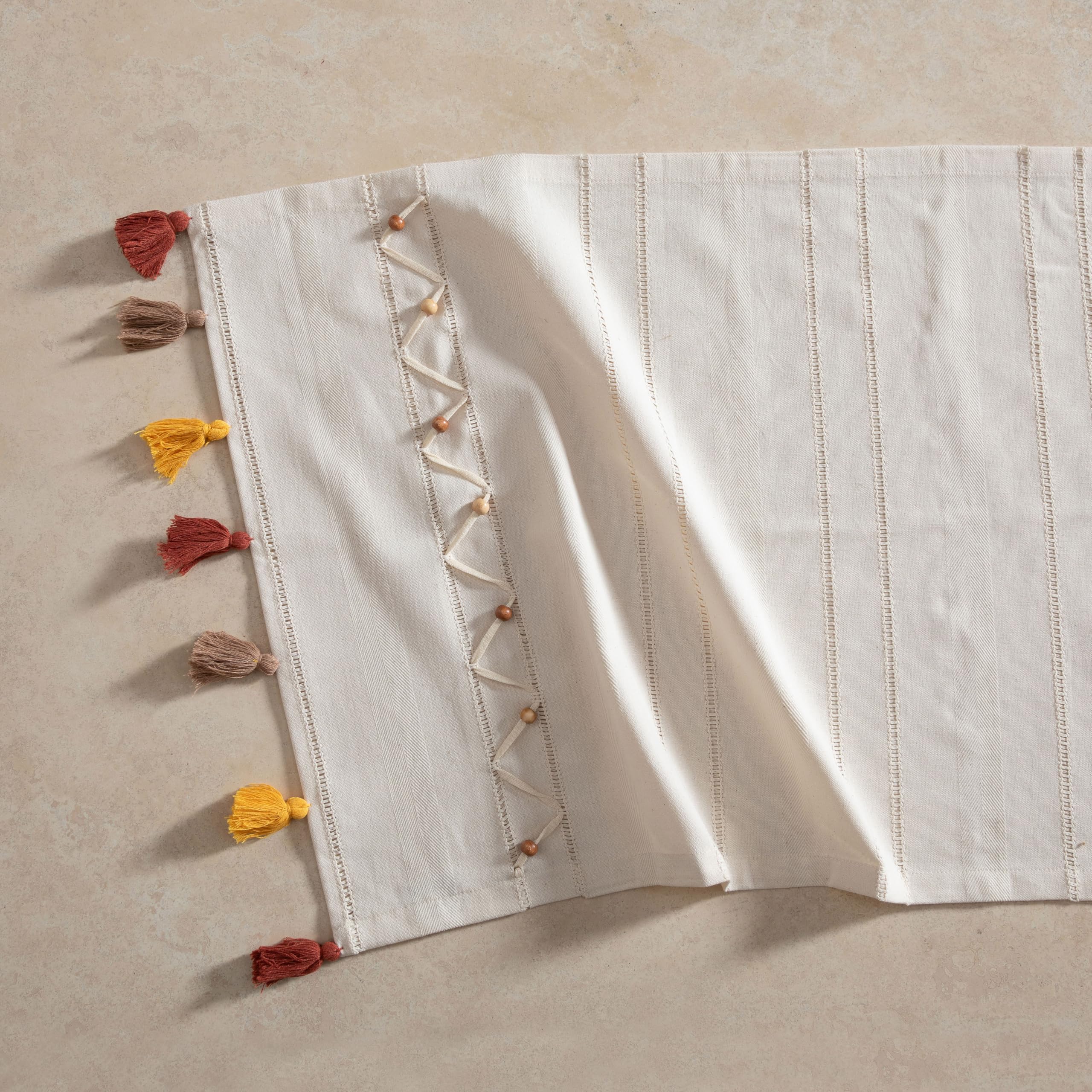 Boncuk Ponponlu Runner 50x130