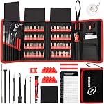 STREBITO Electronics Precision Screwdriver Sets 142-Piece with 120 Bits Magnetic Repair Tool Kit for iPhone, MacBook, Computer, Laptop, PC, Tablet, PS4, Xbox, Nintendo, Game Console