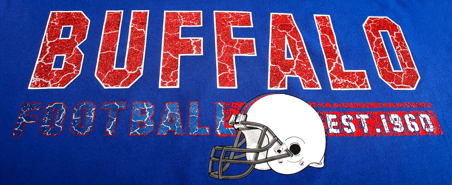 Womens City Football Fans Vintage Sporty V Neck Tee Shirts - Red & Yellow - Image 5