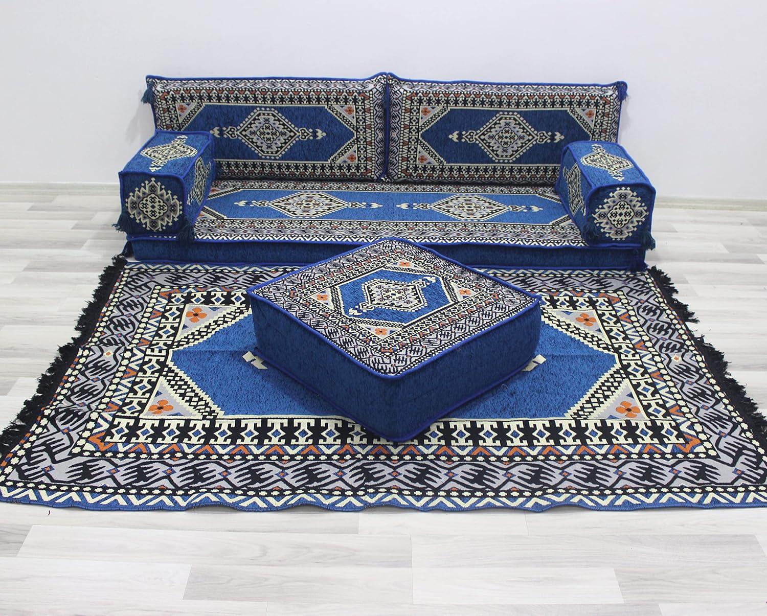 Premium Arabic Sofa Set, Floor Cushions, Seating Cushions, Moroccan Sofas, Arabic Majlis, Living Room Sectionals, Arabic Diwan (Sofa Full Set)