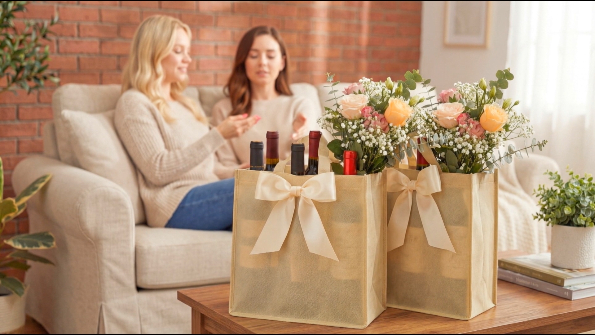 Hoolerry Lot De 24 Sacs à Vin En Toile Personnalisables – Réutilisables Avec Poignée – Idéal Cadeaux Bouteilles & Sublimation