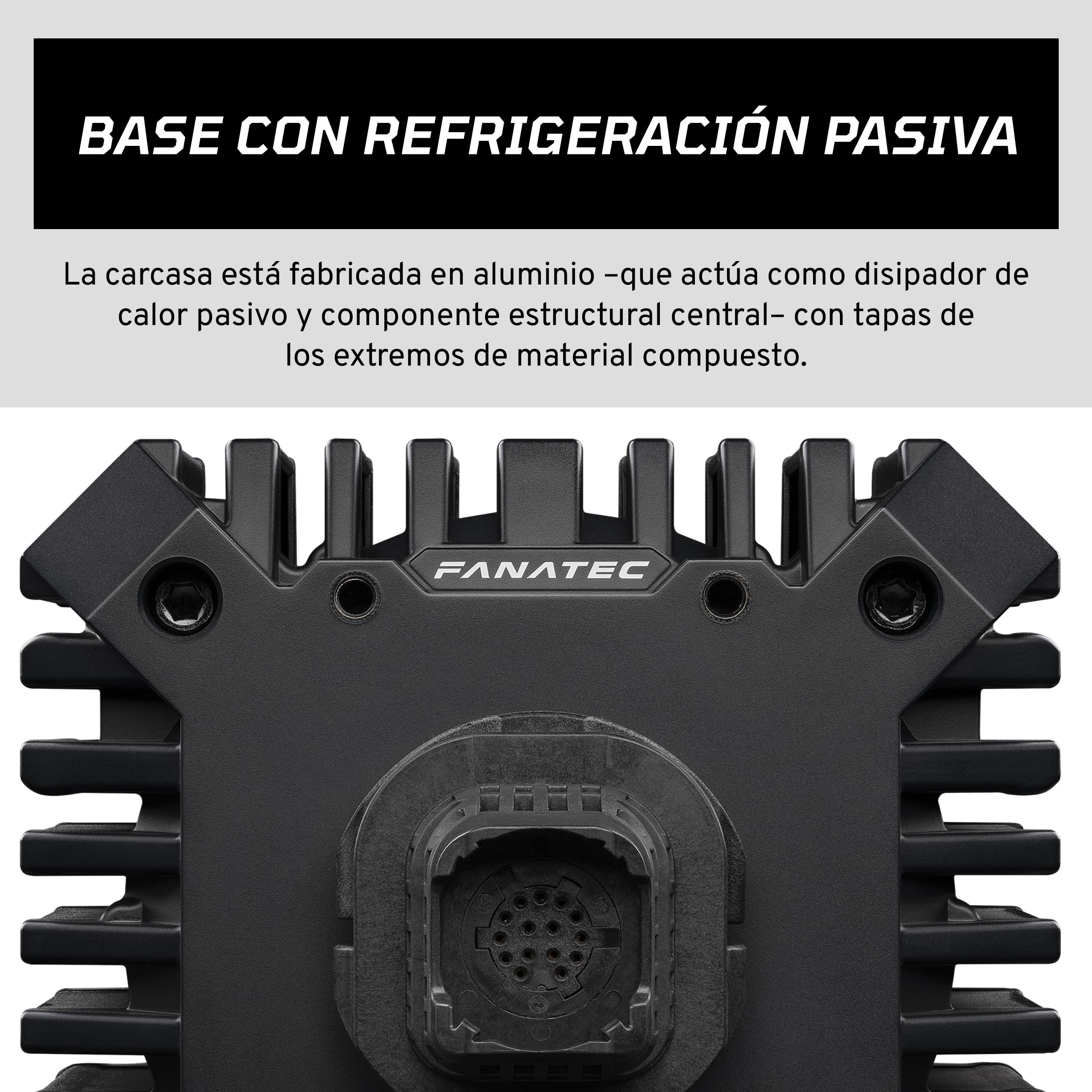 Fanatec Sim Racing CSL DD QR2 Wheel Base – Base Direct Drive 5 Nm, Force Feedback Dinámico, Sistema QR2 de Liberación Rápida Motorsport – PC | Base Direct Drive 5 Nm, Force Feedback dinámico, sistema QR2 de liberación rápida Motorsport