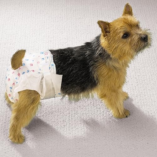 Miniatura 4 de ClearQuest Pañales desechables para perros, pañales para mascotas superabsorbentes a prueba de fugas