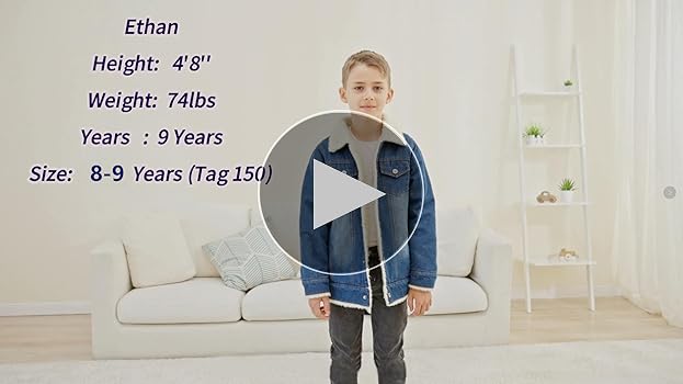 Amazon.com: Baby Boys Winter Denim Parka Jacket Coat Kids