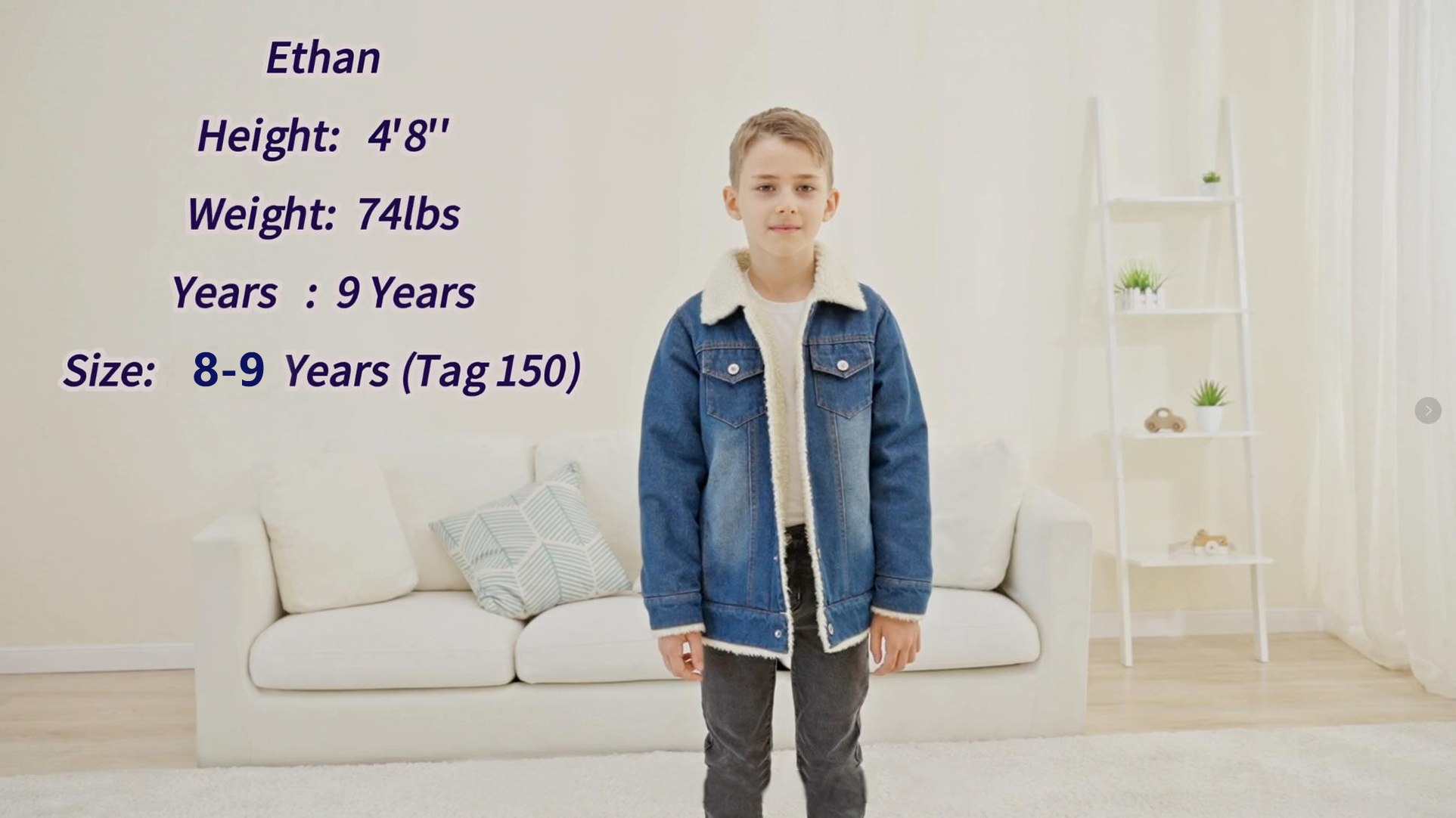 Amazon.com: Baby Boys Winter Denim Parka Jacket Coat Kids
