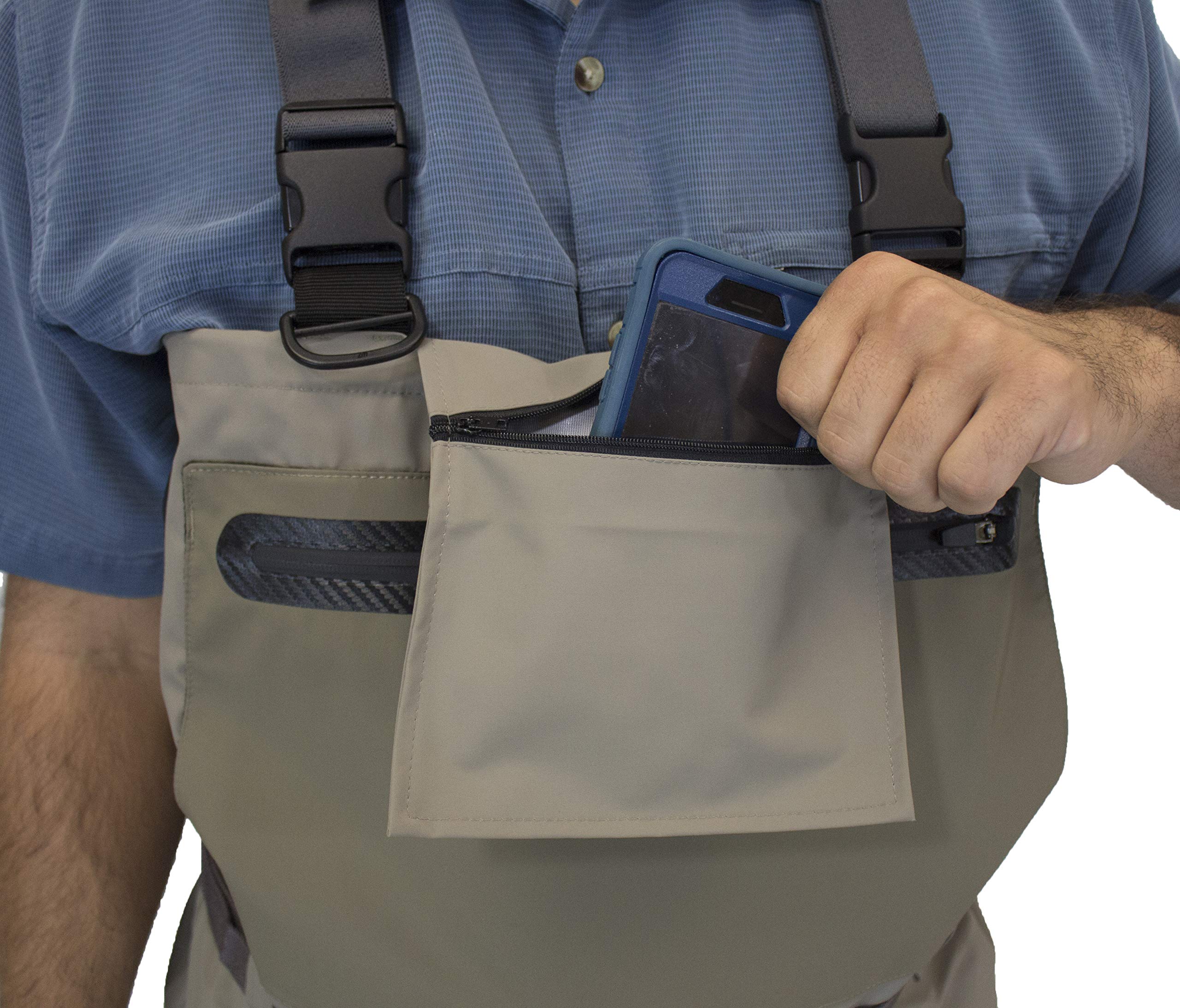 compass fishing waders