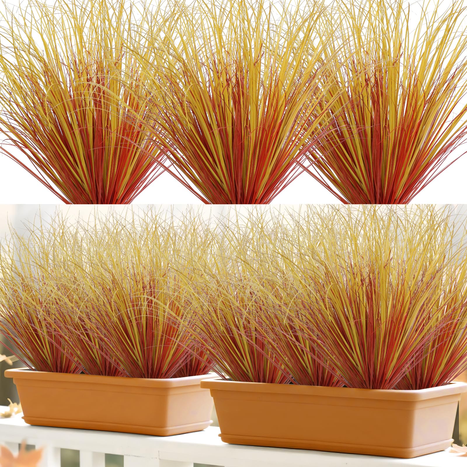 UXORSN 32 Bundles Artificial Fall Plants
