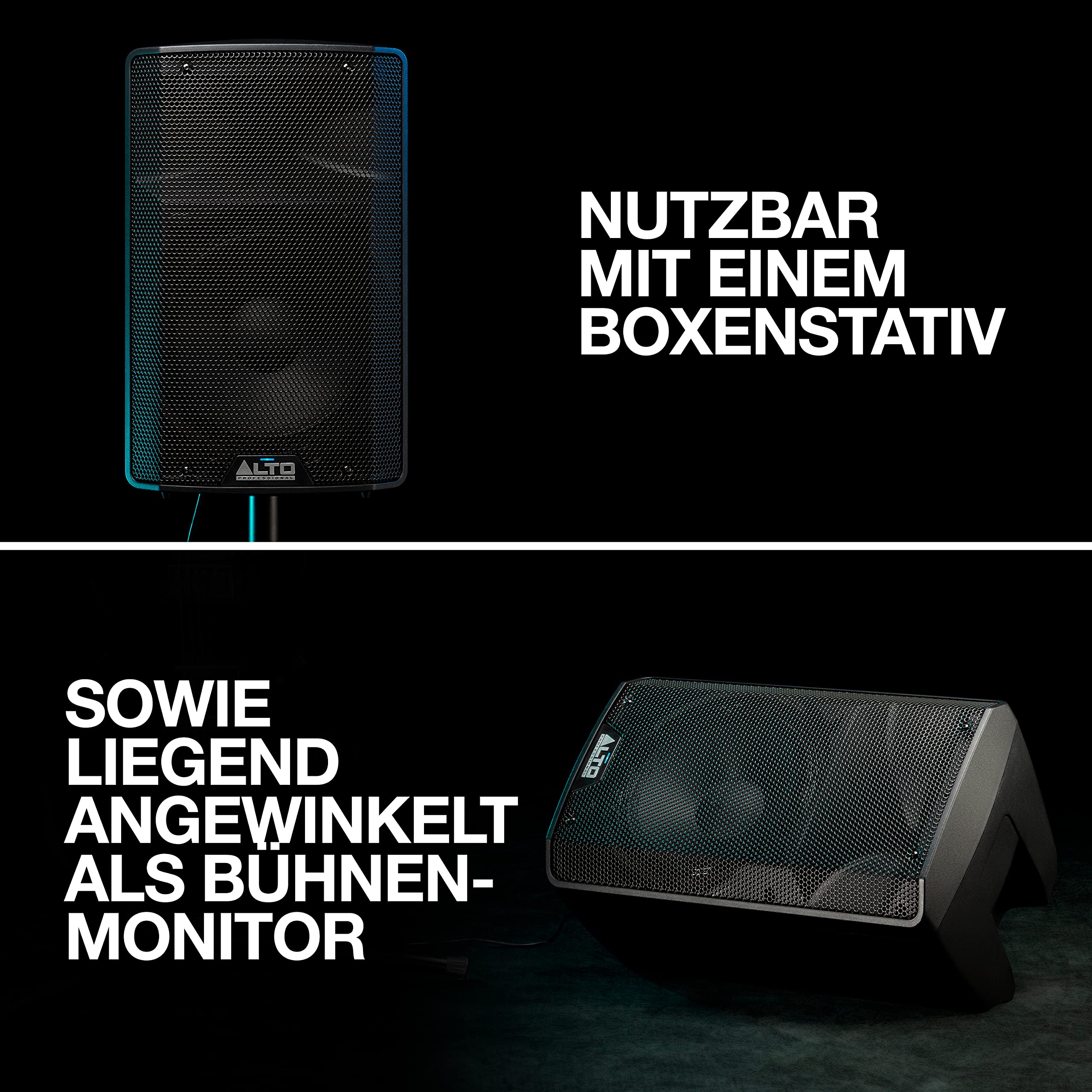 ALTO TX310-350W Aktiver PA-Lautsprecher mit 10" Tieftöner für Mobile DJs und Musiker, Kleine auftrittsorte, Feiern und Sport-Events