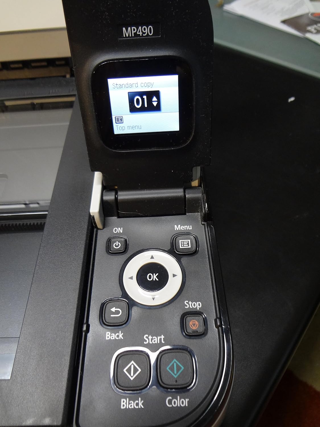 Canon PIXMA MP490 Inkjet Photo All-In-One Printer (3745B002)