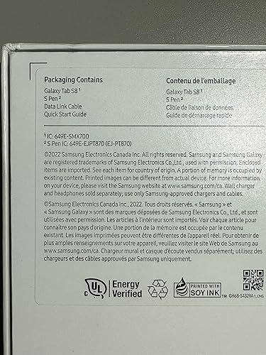 Miniatura 8 de SAMSUNG Tablet Galaxy Tab S8 Android, pantalla LCD de 11 pulgadas, almacenamiento de 256 GB, productividad DeX, Qualcomm Snapdragon, S Pen incluido,