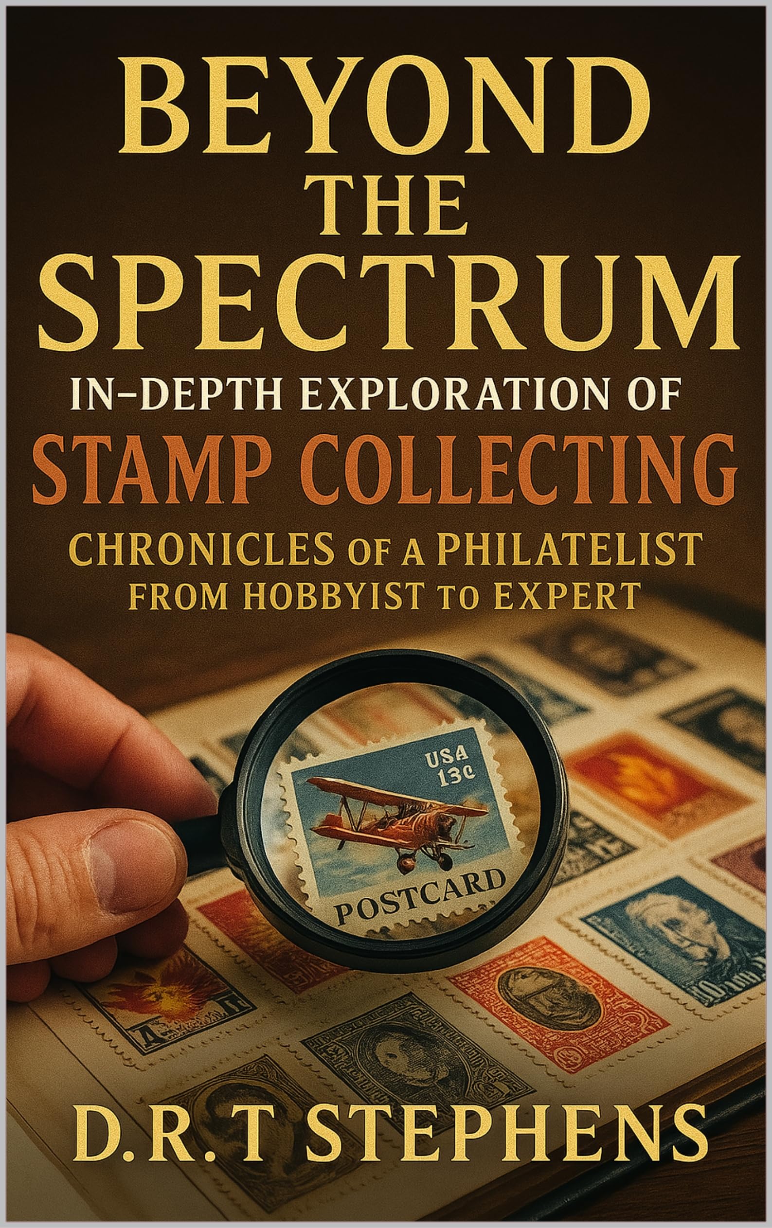 Stamp collecting Beyond the Spectrum livre philatélie anglais pour expert et collectionneur