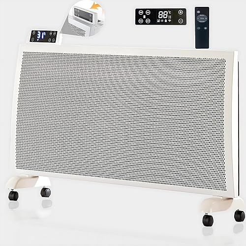 Calentador de espacio infrarrojo Soporte portátil de 1500 W o calentador eléctrico inteligente para uso en interiores Control remoto dormitorio y