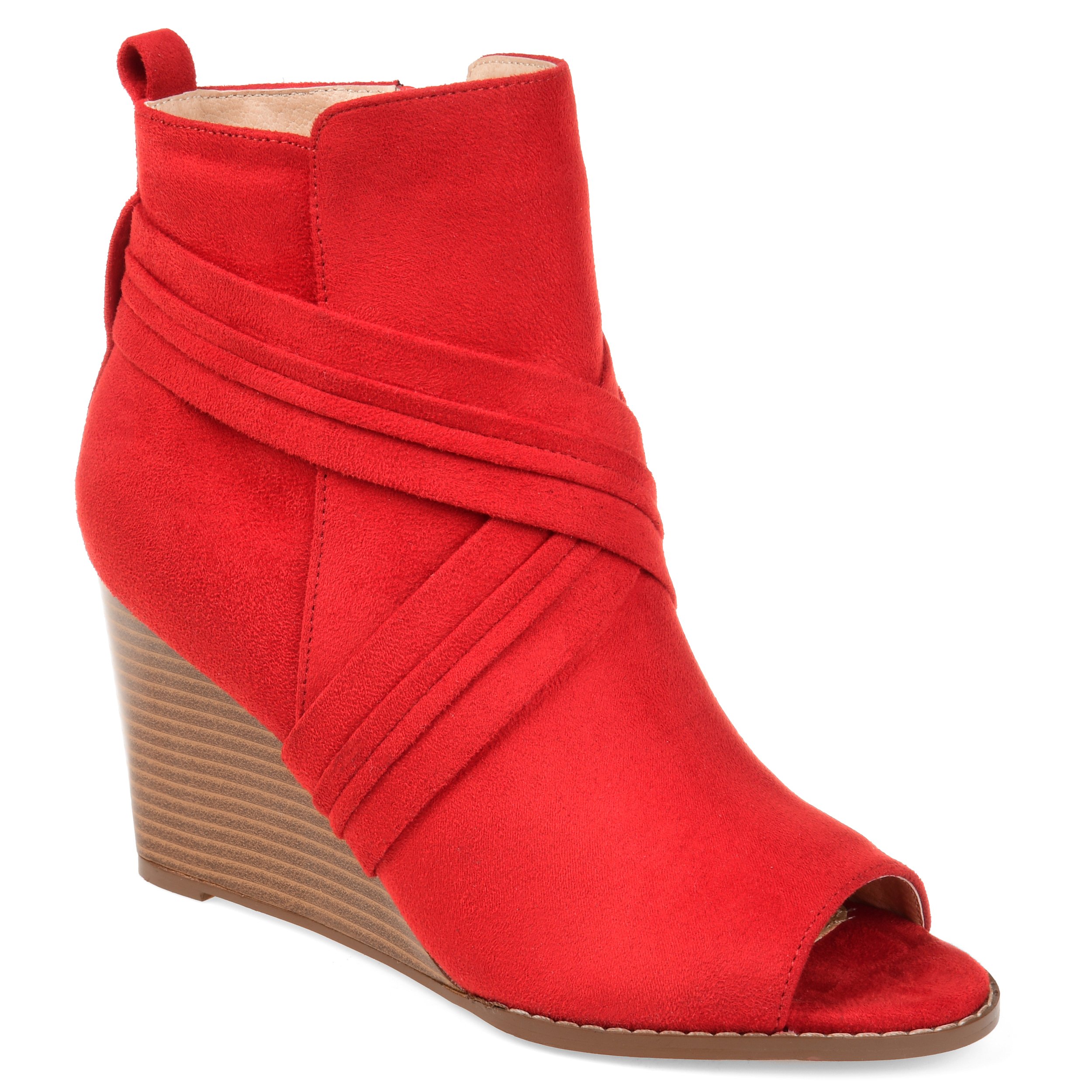 journee collectionWomens Sabeena Bootie Red, 9 Regular US