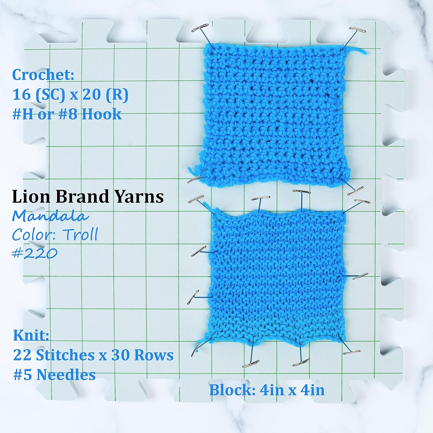 Lion Brand Mandala Sparkle Nova 527-319 (3-Skeins - Same Dye Lot) DK Light Worsted #3 Acrylic Yarn for Crocheting and Knitting with Project Bag