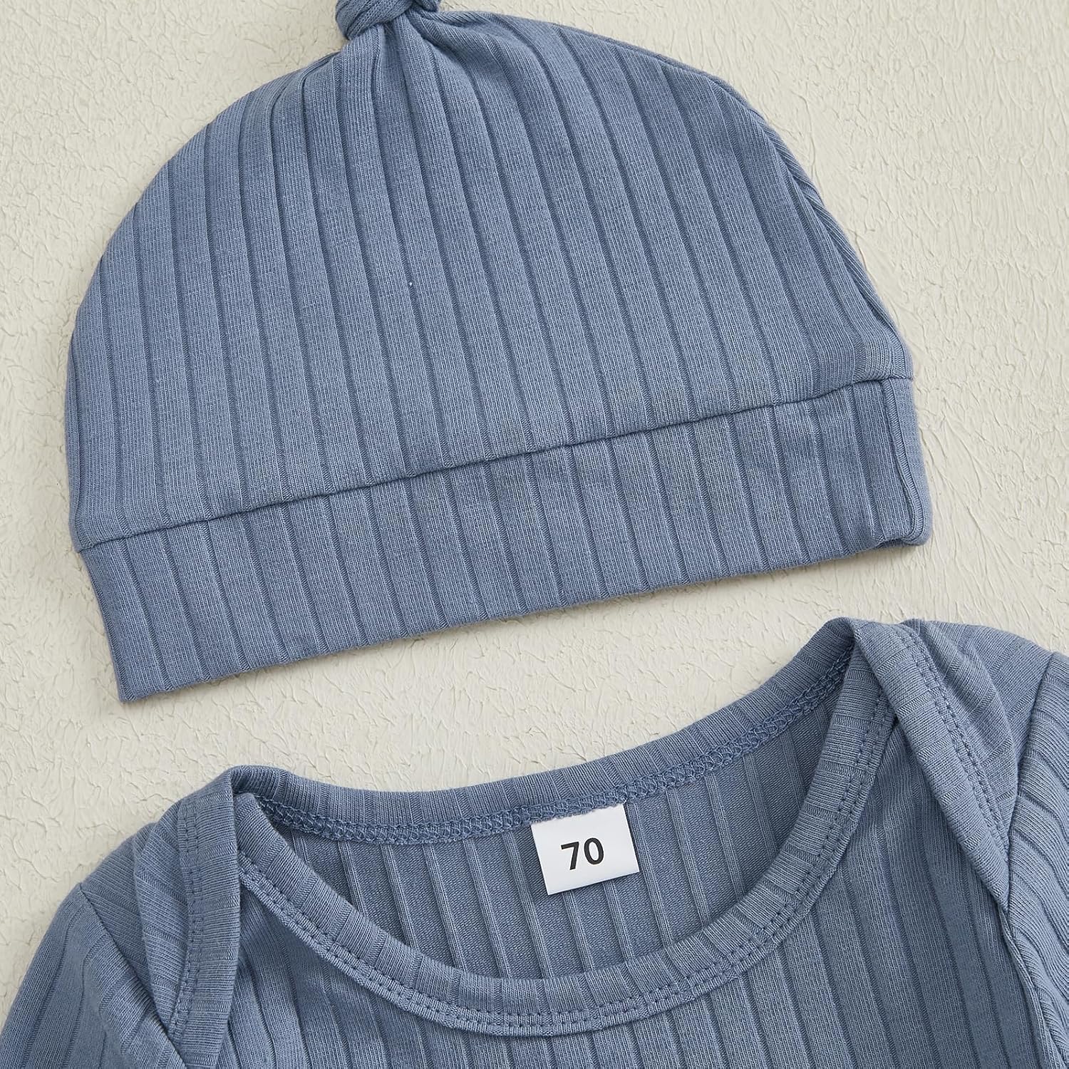 pengnight Newborn Baby Boys Girls Romper Long Sleeve Lil Bro Letter Print Solid Color Bodysuit Jumpsuit - Image 5