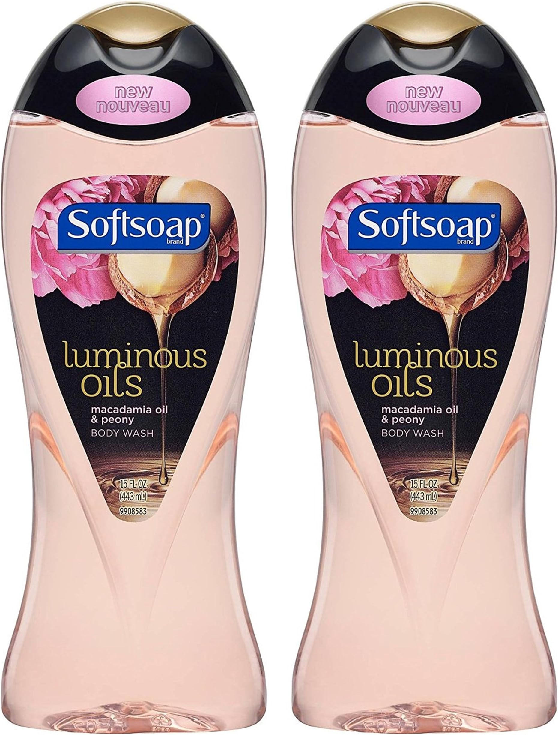 Softsoap Luminous Oils Body Wash, Coconut and Lavender 15