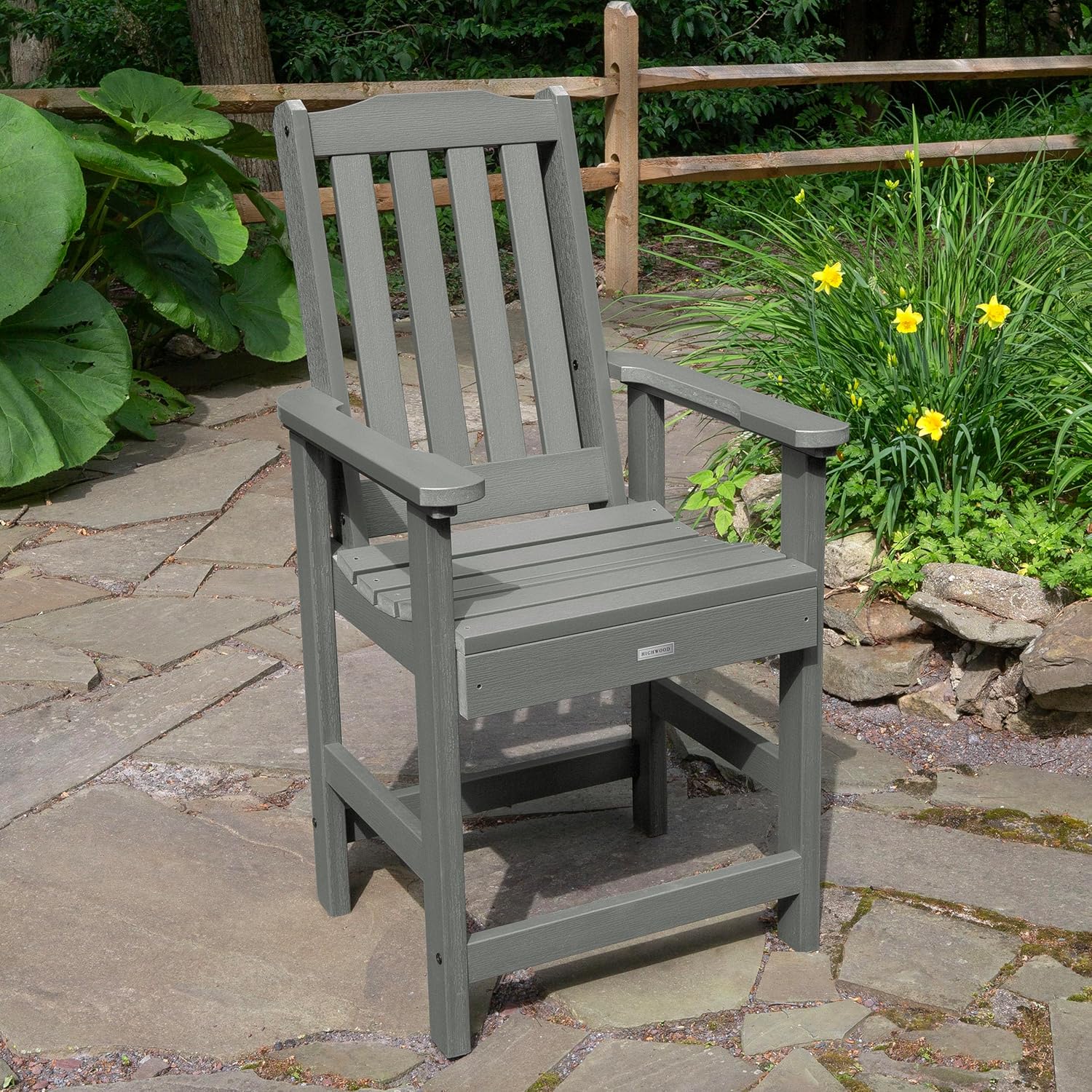 Highwood Lehigh Counter Height Dining Armchair, Coastal Teak