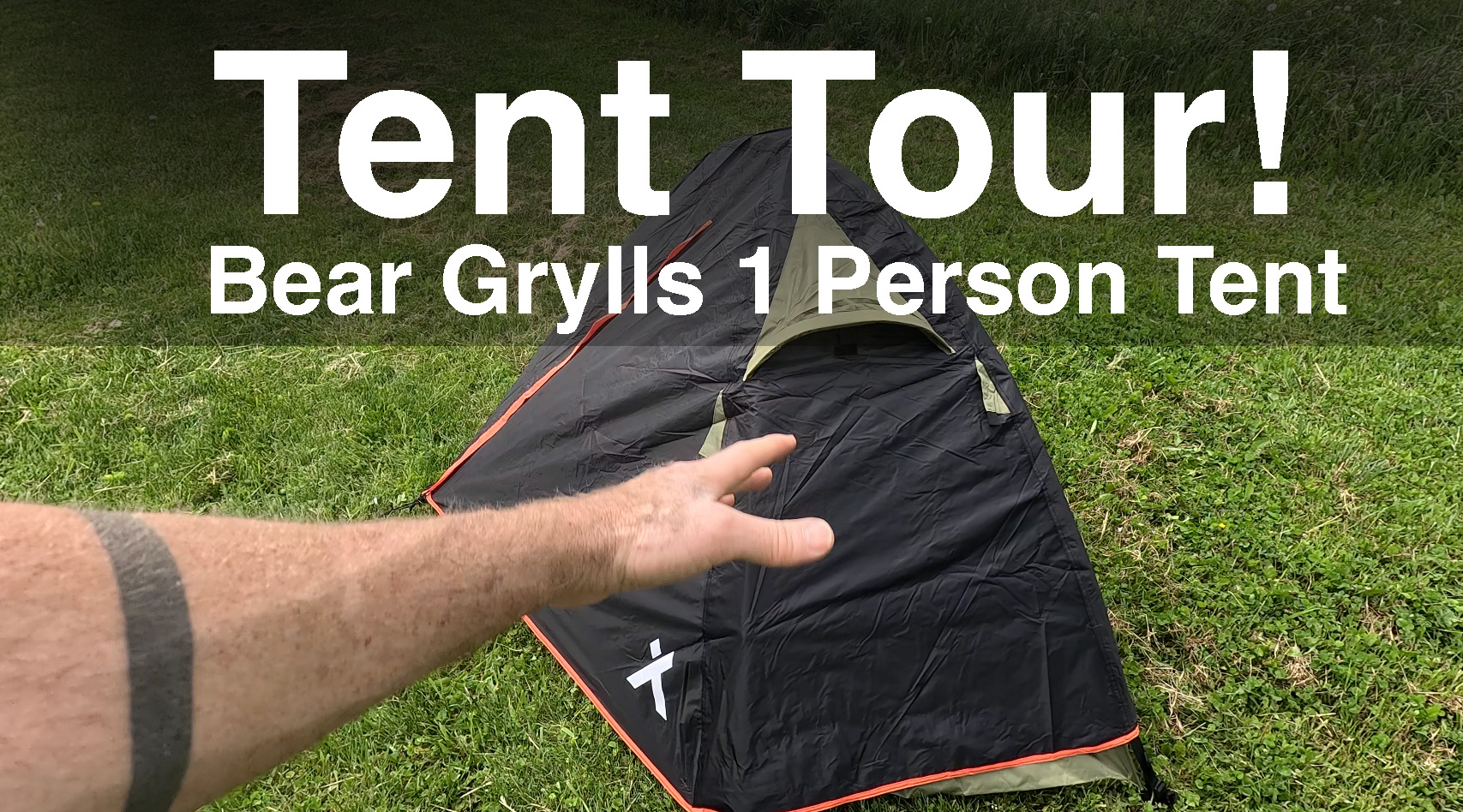 Watch TENT TOUR! Bear Grylls 1 Person Tent on Amazon Live