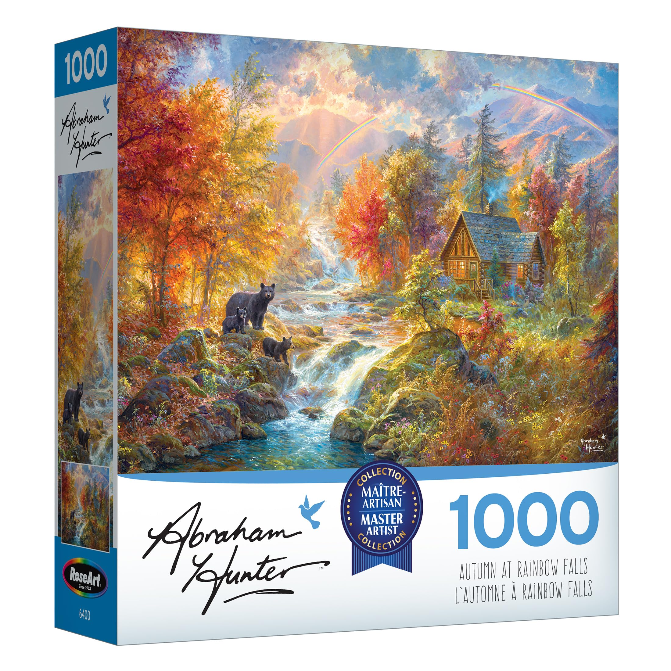 Embroidered Tree Of Autumn 1000-Piece Puzzle - Challenging Jigsaw With Detailed Fall Landscape - View #4