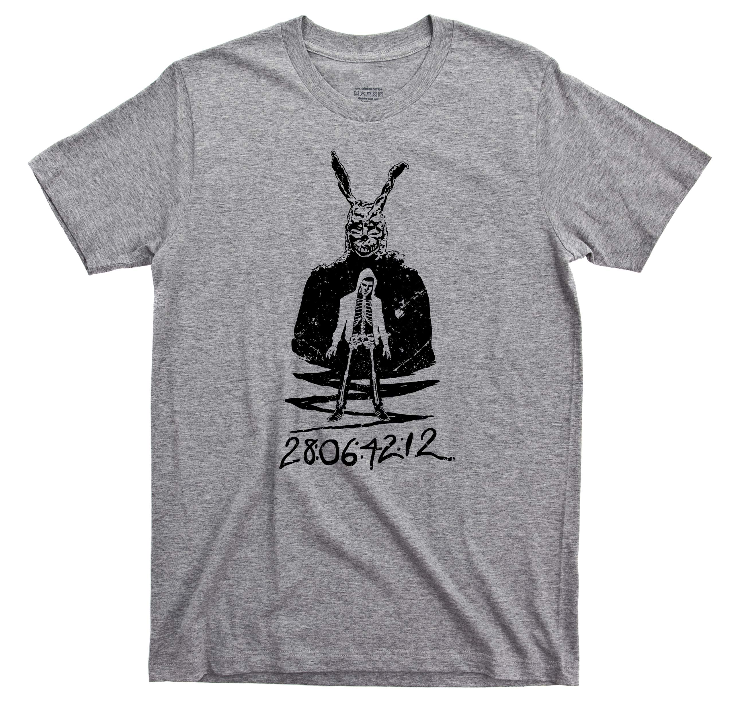 Donnie Darko T Shirt 28:06:42:12 Frank Bunny Rabbit Tee (S, Sport Gray)