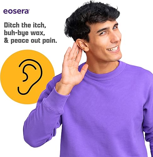 Miniatura 6 de eosera EAR WAX MD Kit de limpieza - Eliminación de cera de oído de acción rápida gotas y bombilla de enjuague - Disolvente de cera de oído
