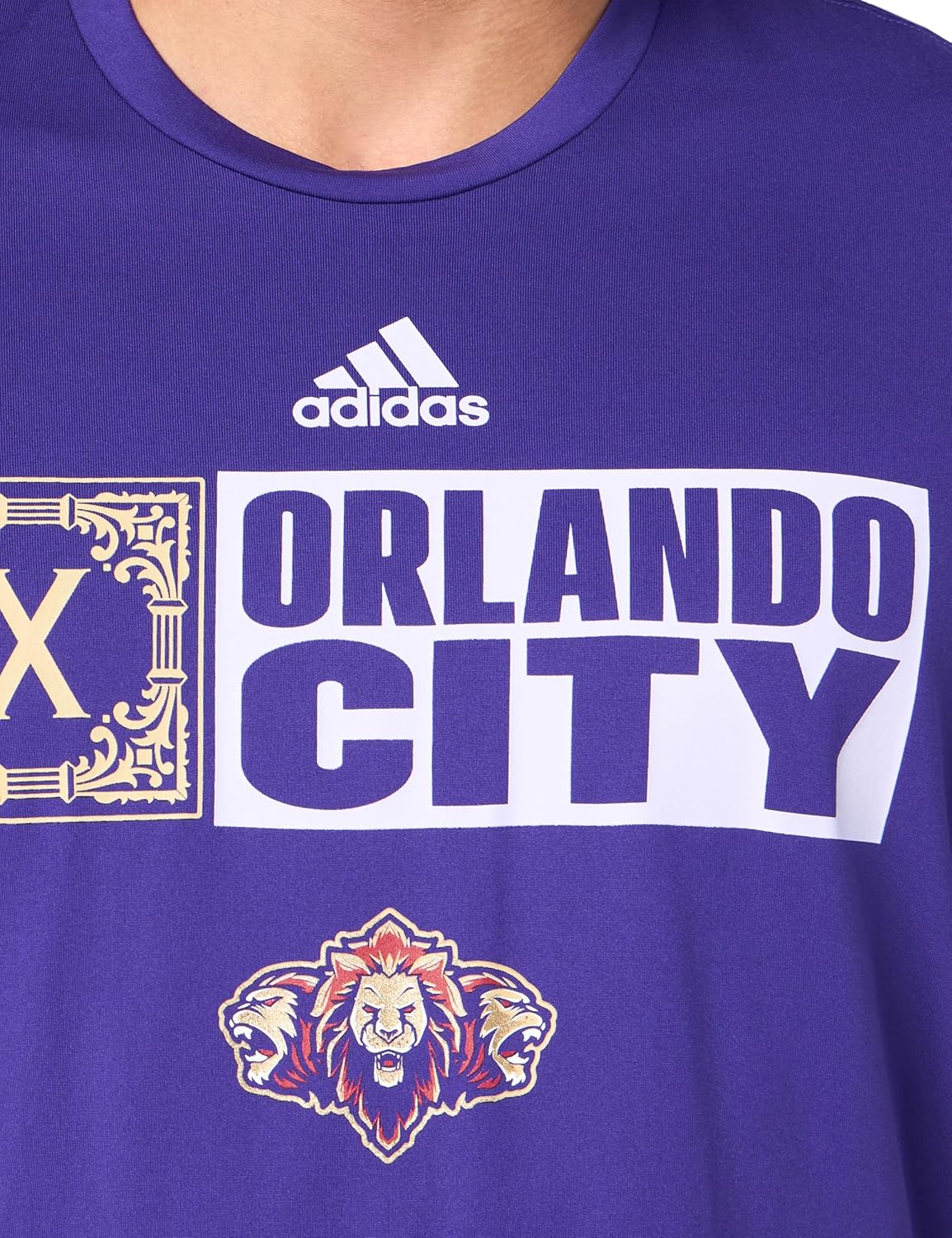 adidas Men's Orlando City Soccer Club MLS Short Sleeve T-Shirt