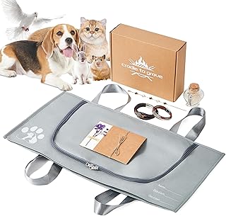 cradle to grave Pet Burial Bag Non-Woven Fabric Pet Caskets for Burial and Cremation, Eco-Friendly Dog Coffin, Pet Body Bag for Personalized Funeral of Dogs, Cats, Rabbits and Small Animals