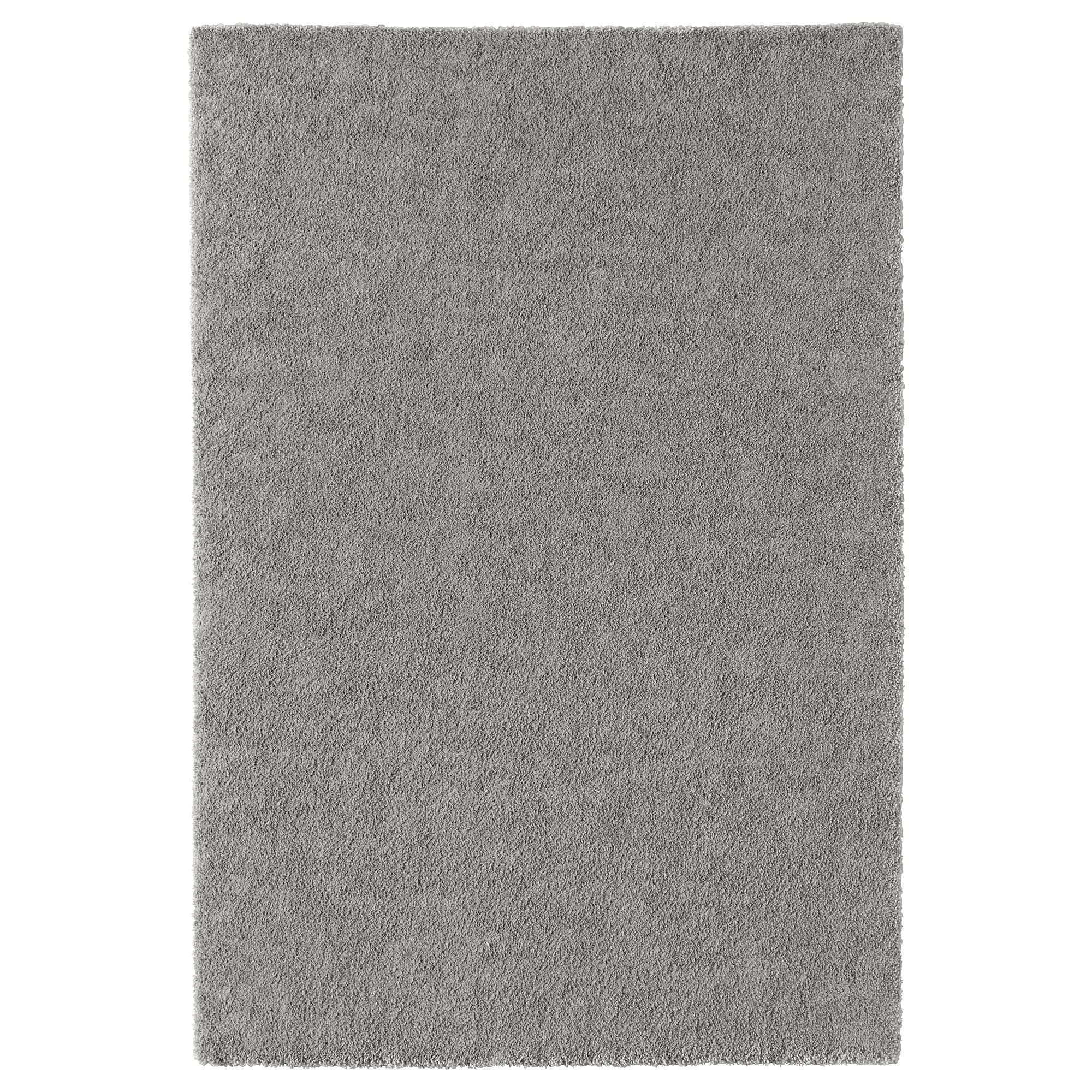 IKEA STOENSE Teppich, Niederflor, 133x195 cm, Mittelgrau
