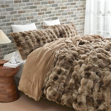 Beary Soft - Coma Inducer King Oversized Comforter Set - Kodiak Brown
