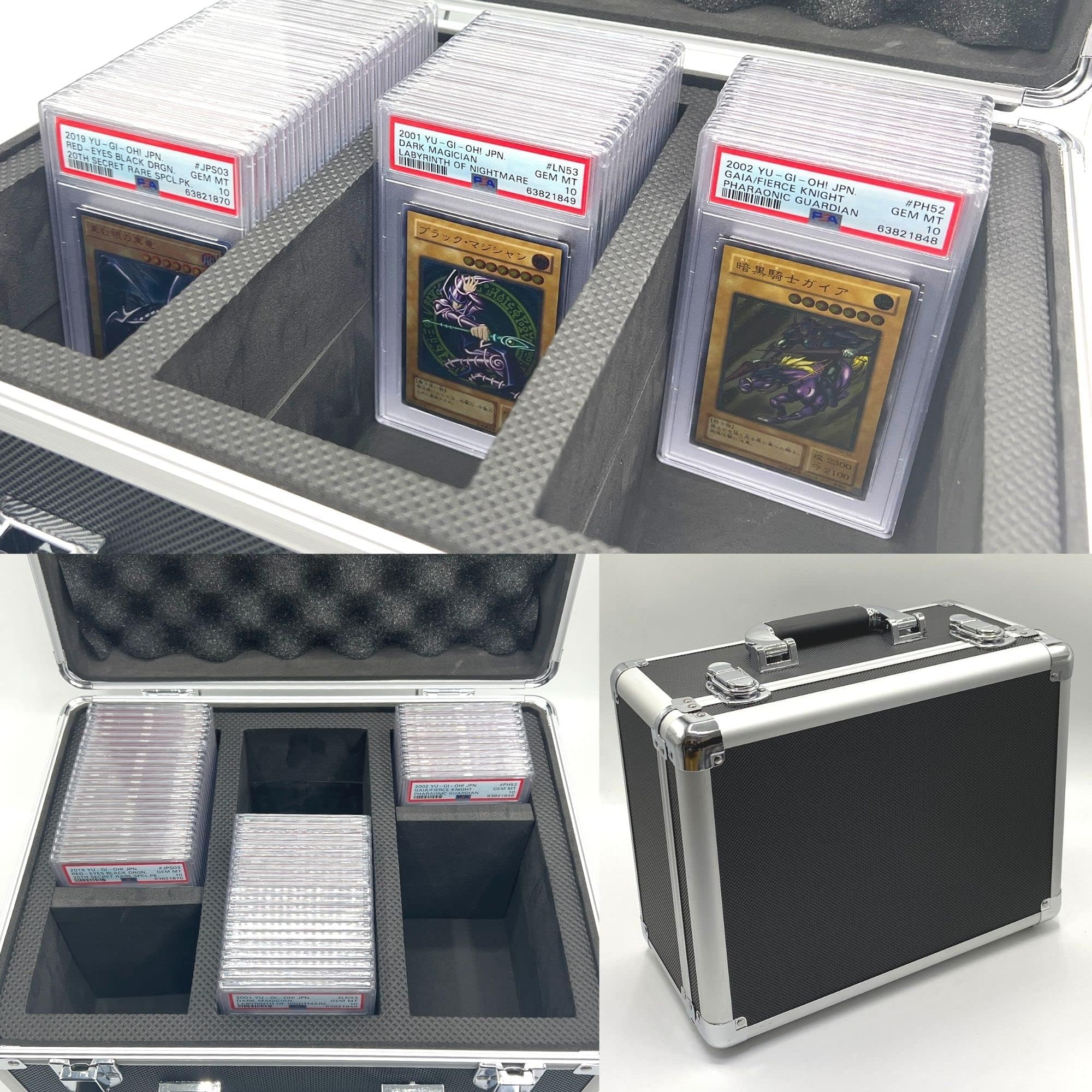 Amazon.co.jp: PSA BGS 鑑定済みトレカ用 アタッシュケース ストレージ