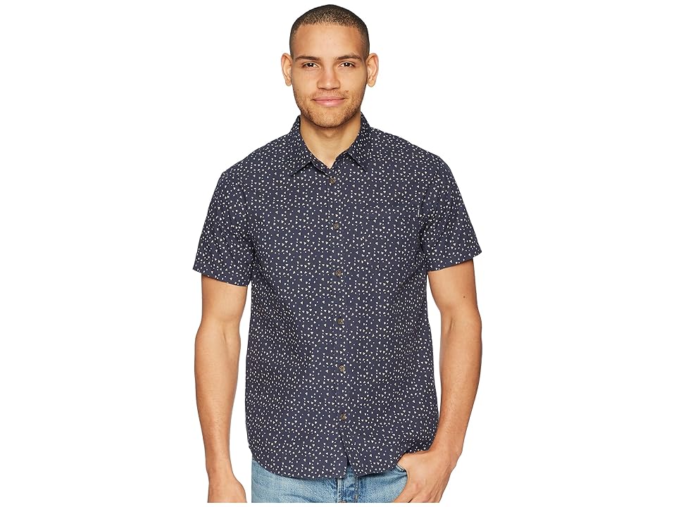 

O'Neill Rowdy Short Sleeve Woven Top (Navy) Men's Clothing