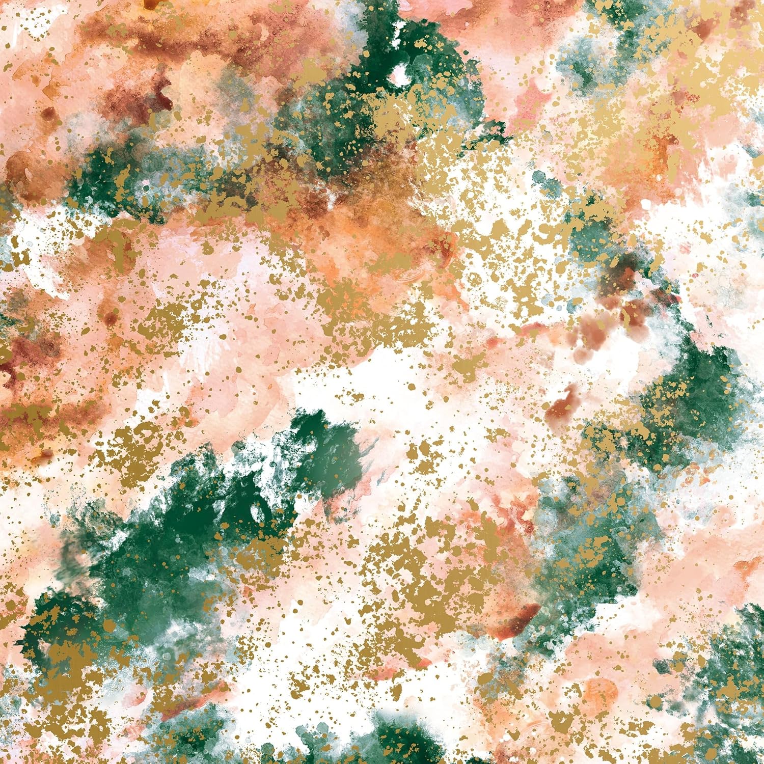 Jillson Roberts Gift Wrap, Watercolor Abstract (8 Rolls 5 feet x 30 inches)