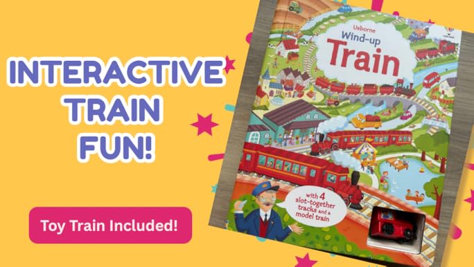Amazon.com: Wind-up Train: A Toy and Book Combo with a Steam