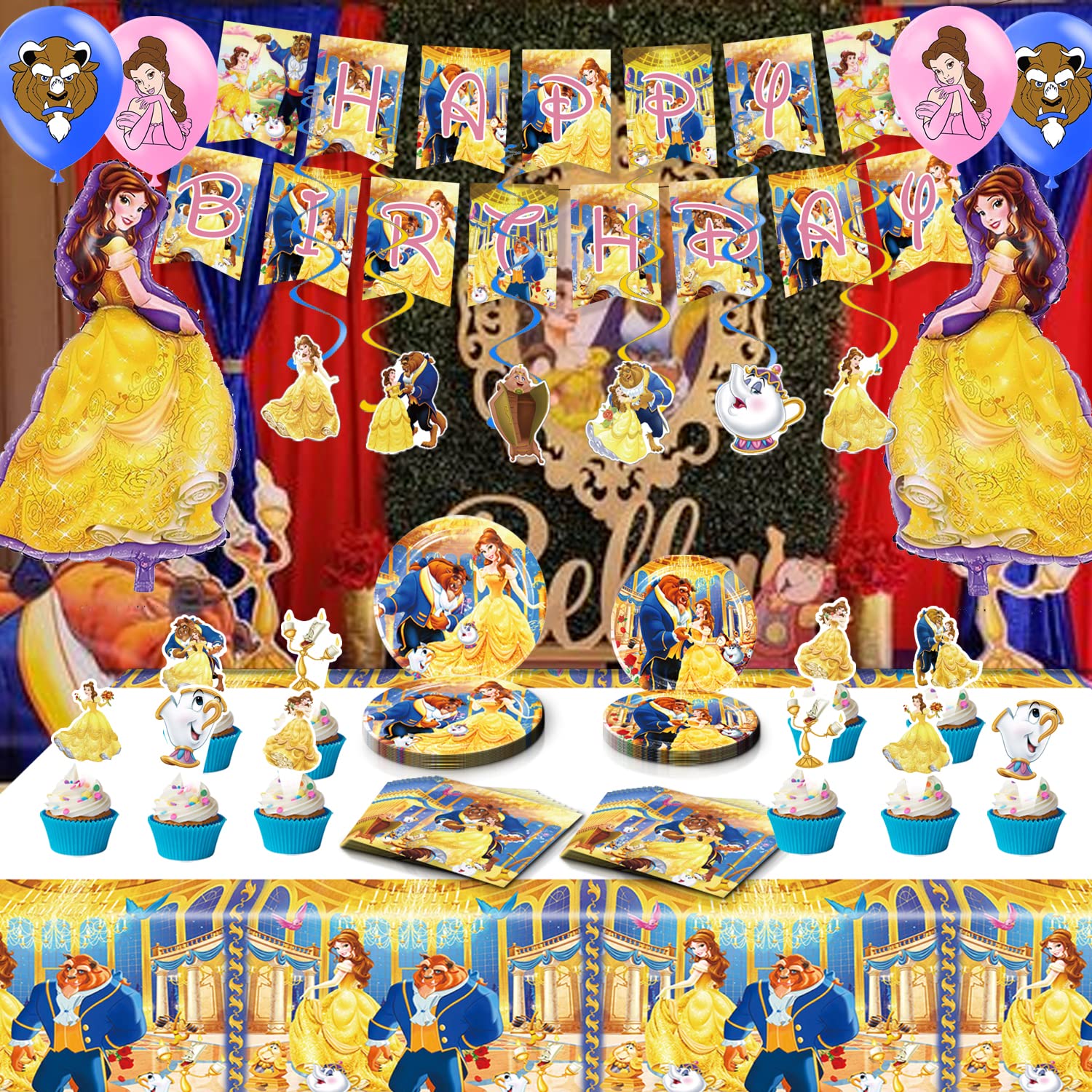 Belle Theme Party Decoration