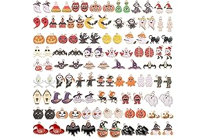 SANNIX Halloween Charms: A Spooktacular Assortment for Your Jewelry Creations